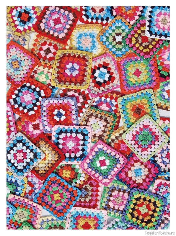 Вязаные проекты в книге «Not Your Granny's Granny Squares»