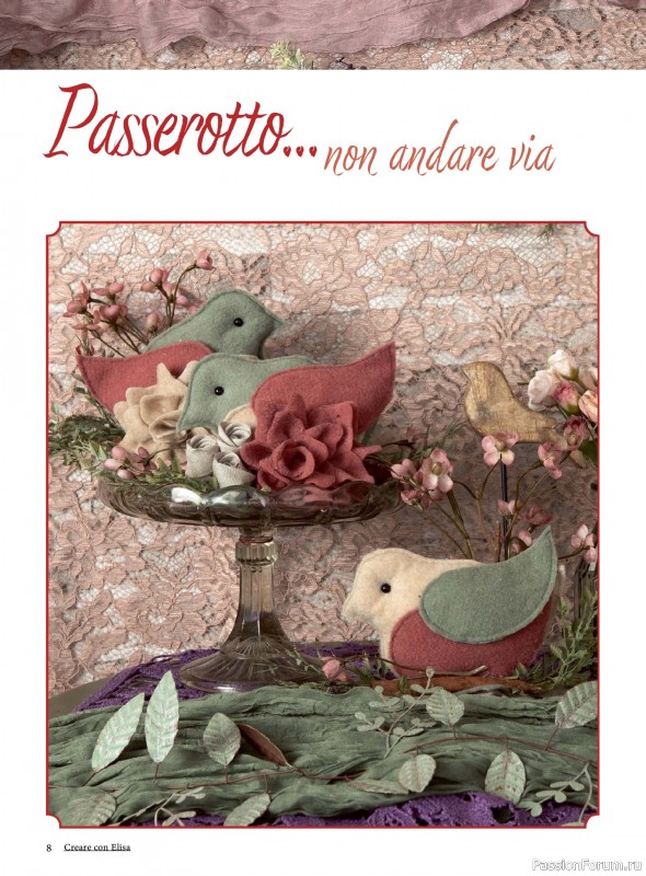 Коллекция проектов для рукодельниц в журнале &laquo;Creare Con Elisa №13 2026&raquo;