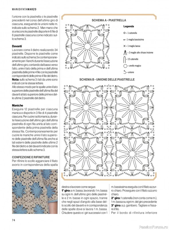 Коллекция проектов для рукодельниц в журнале &laquo;Mani di Fata - Marzo 2026&raquo;