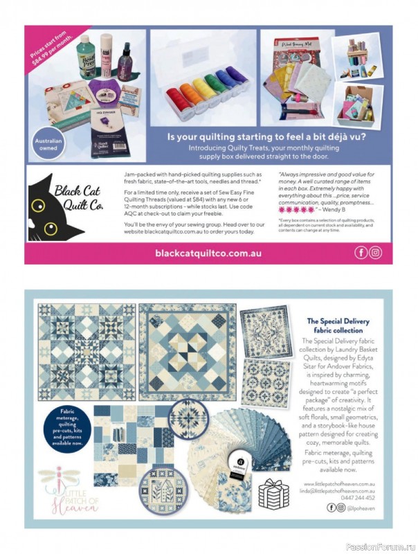 Коллекция проектов для рукодельниц в журнале &laquo;Quilters Companion №140 2026&raquo;