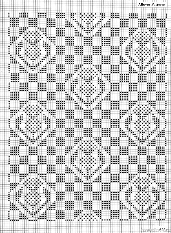 Коллекция узоров в книге «Charts for Colour Knitting». Продолжение