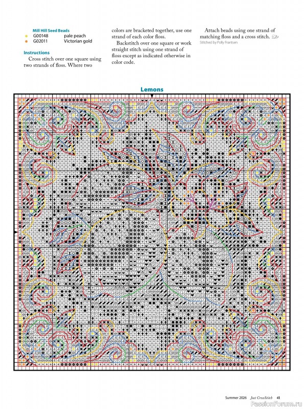 Коллекция вышивки в журнале &laquo;Just CrossStitch - Summer 2026&raquo;