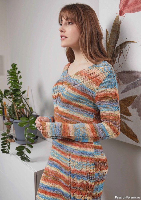Вязаные модели в журнале «Burda Stricken №3 2023»