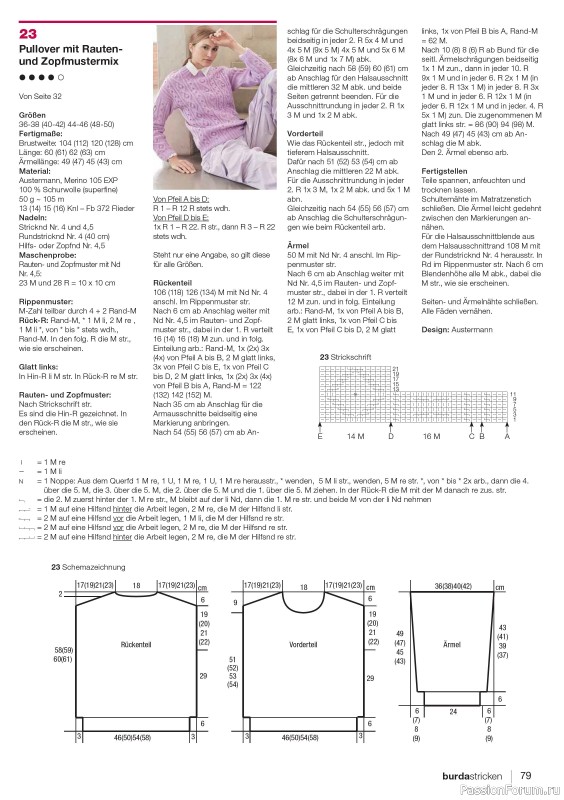Вязаные модели в журнале «Burda Stricken №5 2023»