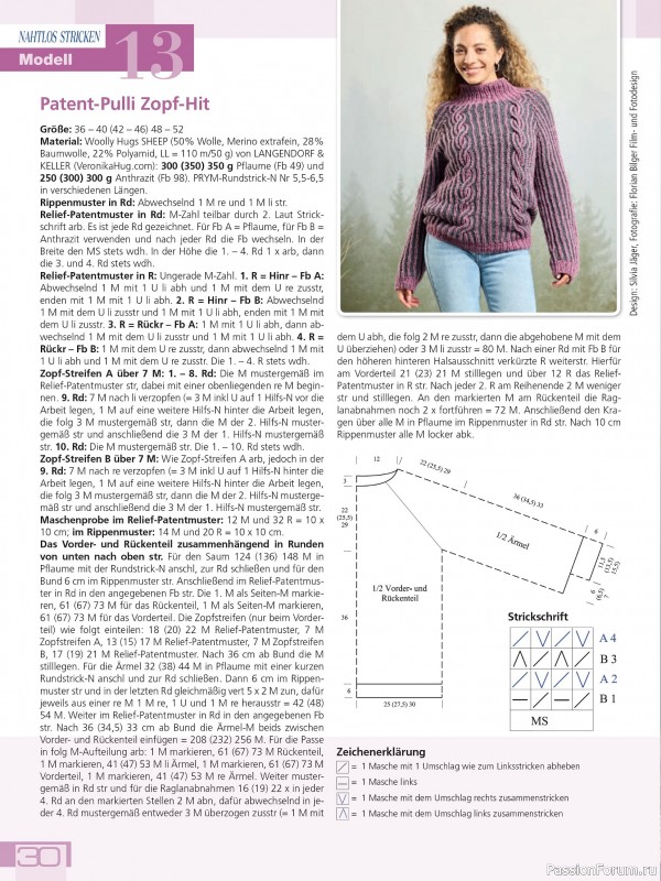 Вязаные модели в журнале «Meine Strickmode Sonderheft MS219 2026»