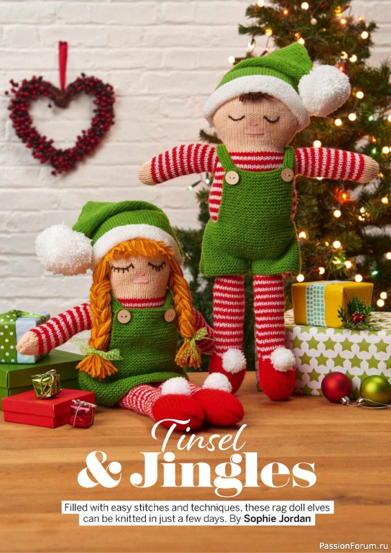 Вязаные проекты крючком в журнале «Simply Knitting - Your Knitted Christmas - 2025»