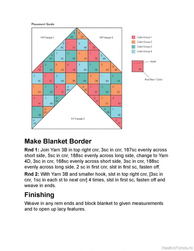 Вязаные проекты в книге «Crochet Modular Blankets». Продолжение