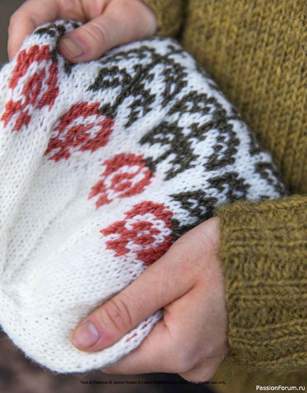Вязаные проекты в книге «Knitted Kalevala»