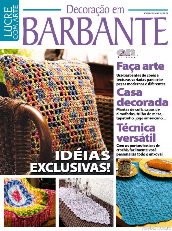 Вязаные проекты в журнале &laquo;Lucre com Arte - Barbante&raquo;