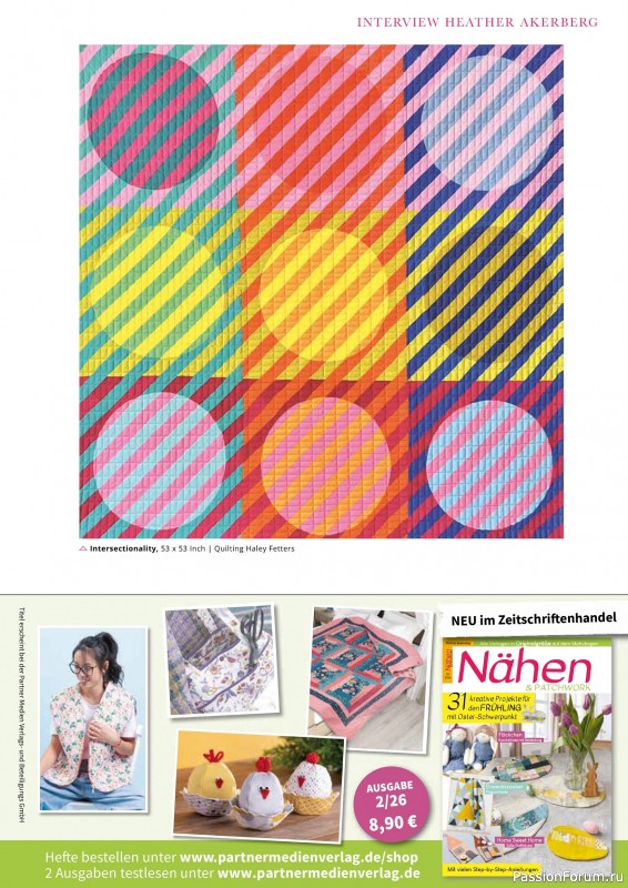 Коллекция проектов для рукодельниц в журнале &laquo;Patchwork Professional №2 2025&raquo;