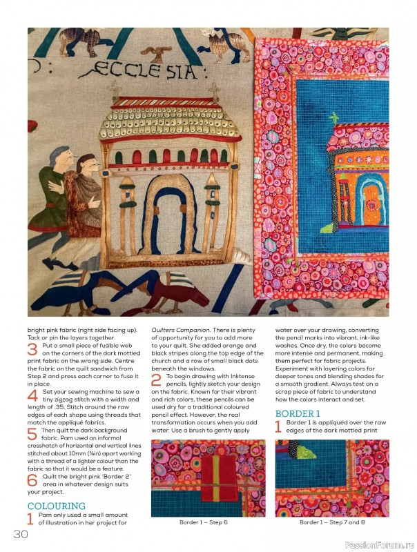 Коллекция проектов для рукодельниц в журнале «Quilters Companion №136 2025»