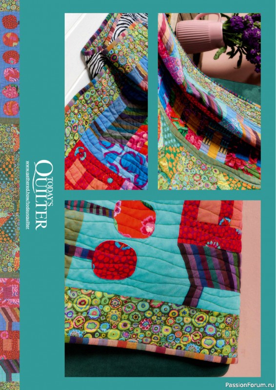 Коллекция проектов для рукодельниц в журнале «Todays Quilter №132 2025»