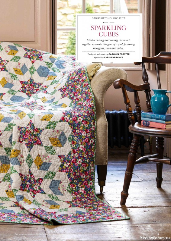 Коллекция проектов для рукодельниц в журнале «Todays Quilter №135 2025»