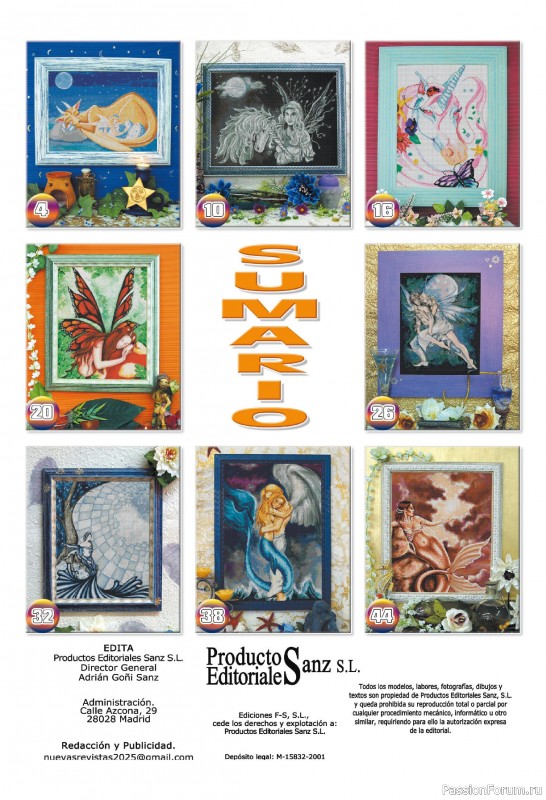 Коллекция вышивки в журнале &laquo;Coleccion Punto de Cruz №2 2026&raquo;