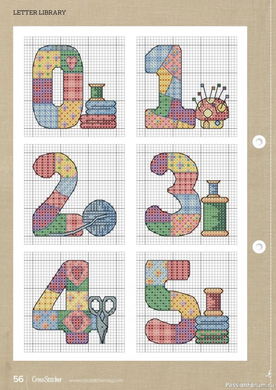 Коллекция вышивки в журнале «CrossStitcher №386 2022»