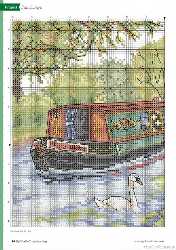 Коллекция вышивки в журнале «The World of Cross Stitching №363 2025»