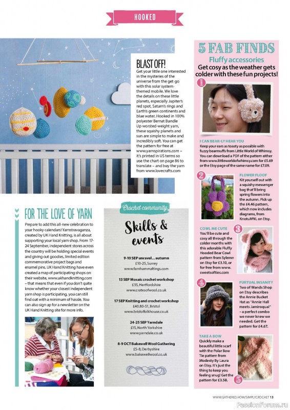 Вязаные модели крючком в журнале «Simply Crochet №127 2022»