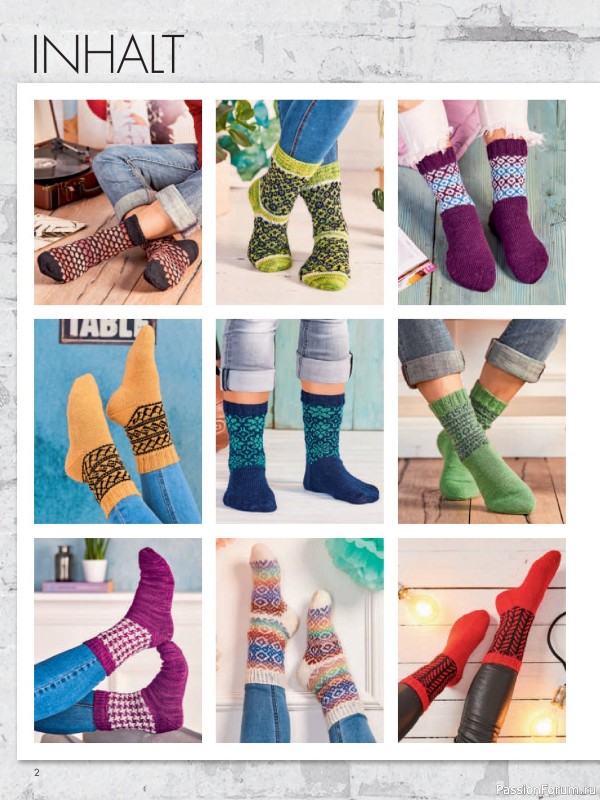 Вязаные модели в журнале «Sandra Sonderheft SA339 2026Sandra - Socken»