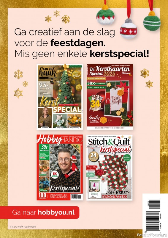 Вязаные проекты крючком в журнале «Aan de Haak №65 2025»