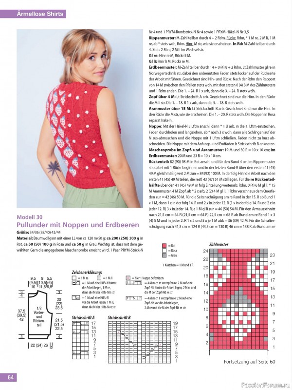 Вязаные проекты спицами в журнале &laquo;Hundert Seiten voller Ideen №2 2026&raquo;