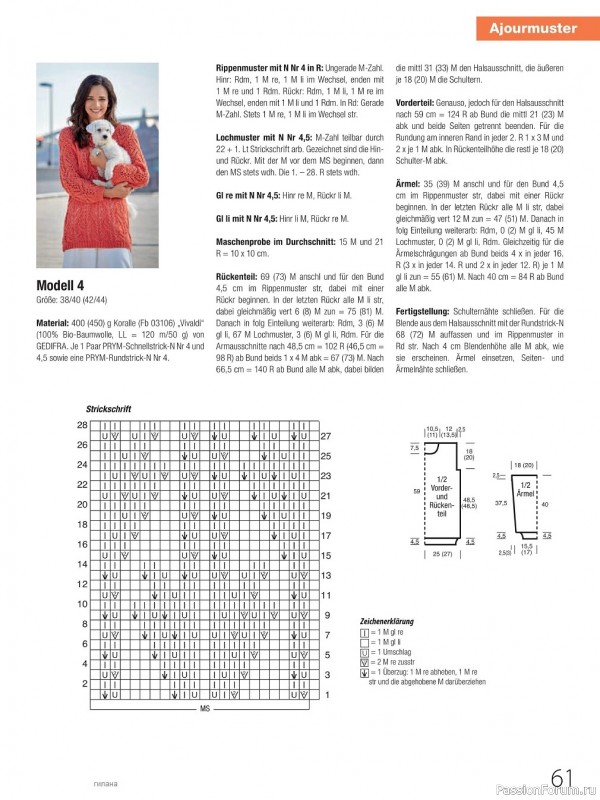 Вязаные проекты в журнале «Meine Strickmode MS105 2023»