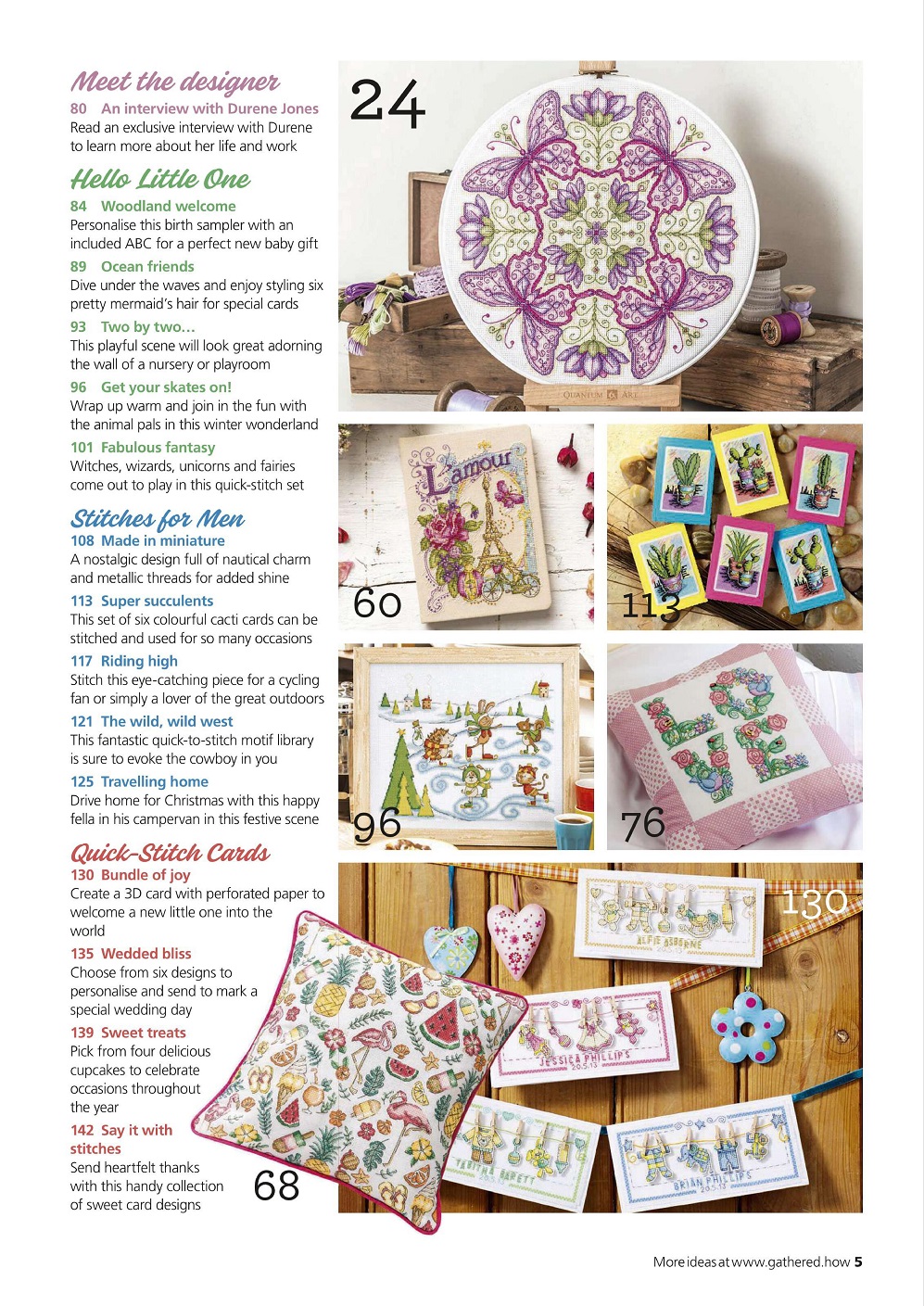 Журнал "Cross Stitch Collection" - Durene Jones 2021