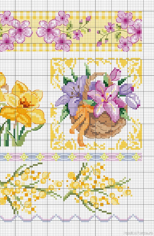 Коллекция проектов для рукодельниц в журнале &laquo;A Punto Croce Fiori - Marzo 2026&raquo;