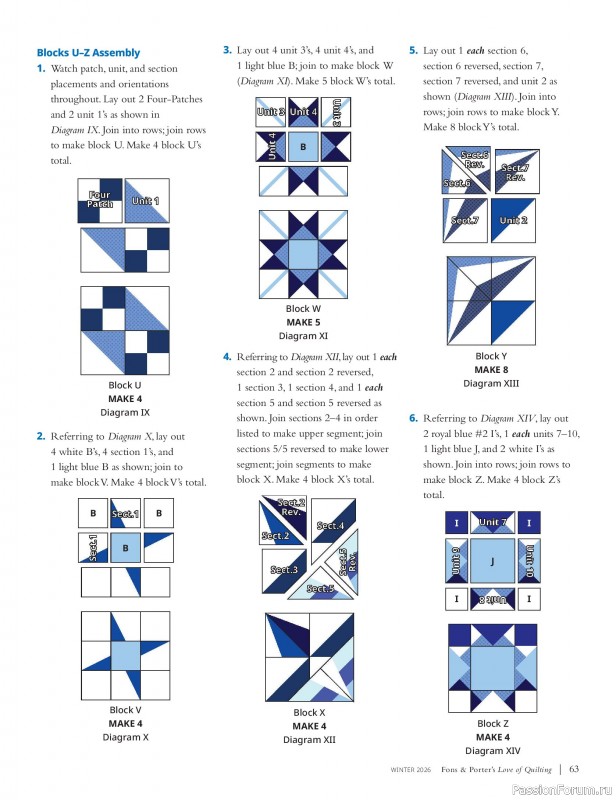 Коллекция проектов для рукодельниц в журнале «Fons & Porter's Love of Quilting - Winter 2026»