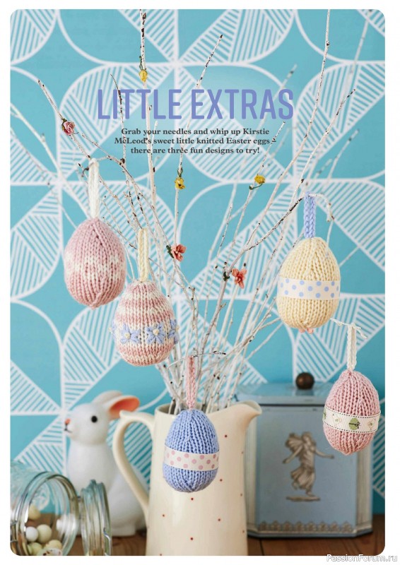 Коллекция проектов для рукодельниц в журнале «Mollie Makes Crafting for Easter 2025»