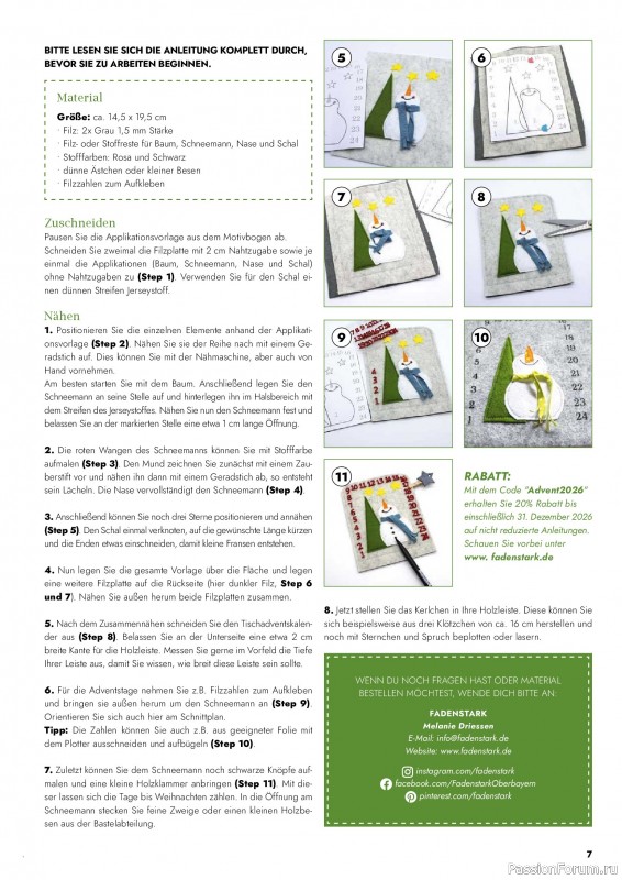 Коллекция проектов для рукодельниц в журнале «Nähen & Patchwork №6 2026»