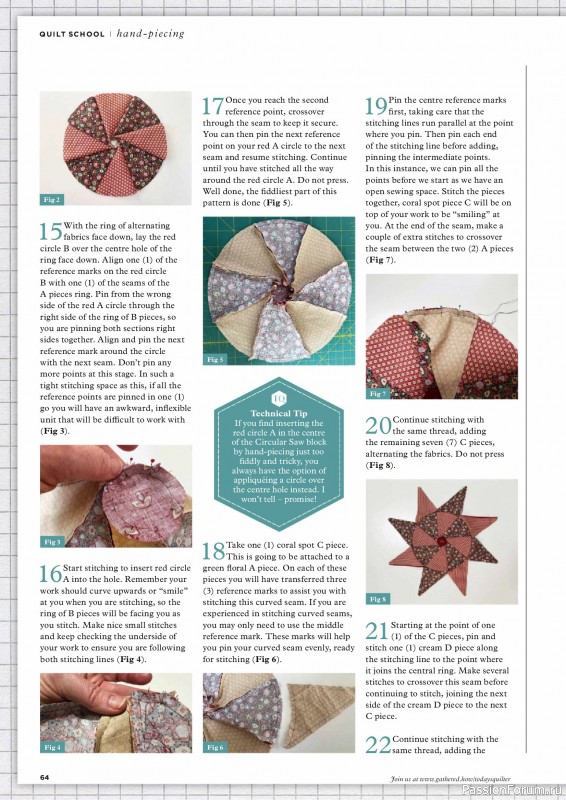 Коллекция проектов для рукодельниц в журнале «Todays Quilter №125 2025»