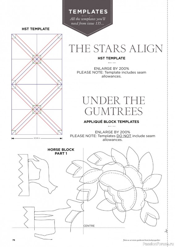 Коллекция проектов для рукодельниц в журнале «Todays Quilter №135 2025»