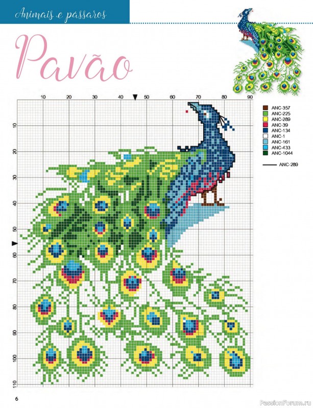 Коллекция вышивки в журнале «Mega Artesanato Ed.106 Ponto Cruz»