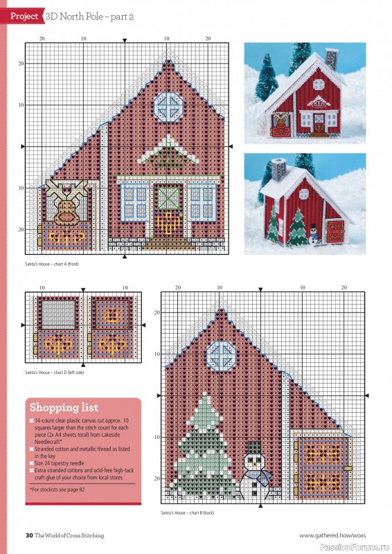 Коллекция вышивки в журнале «The World of Cross Stitching №365 2025»