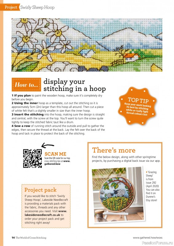 Коллекция вышивки в журнале &laquo;The World of Cross Stitching №369 2026&raquo;