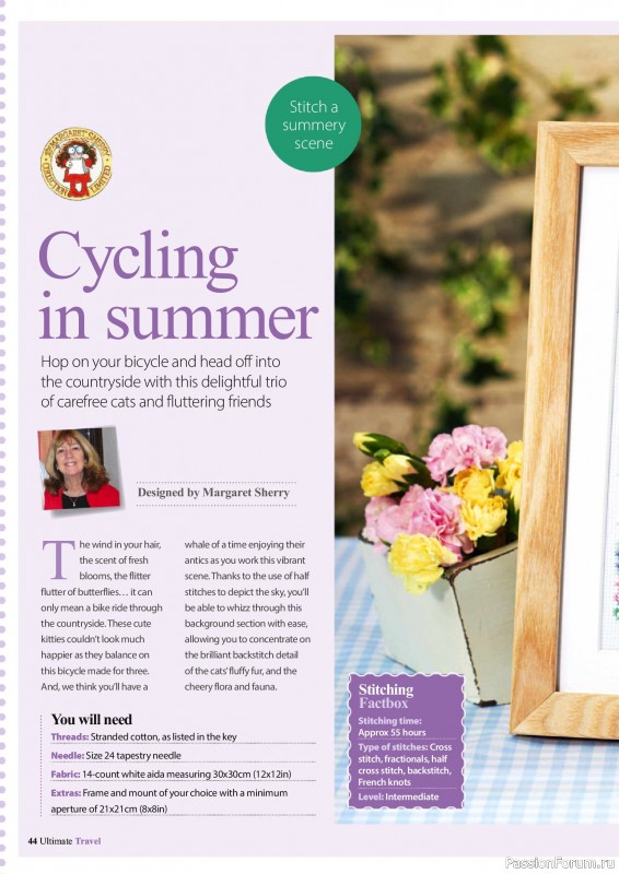 Коллекция вышивки в журнале &laquo;Ultimate Cross Stitch Travel 2026&raquo;