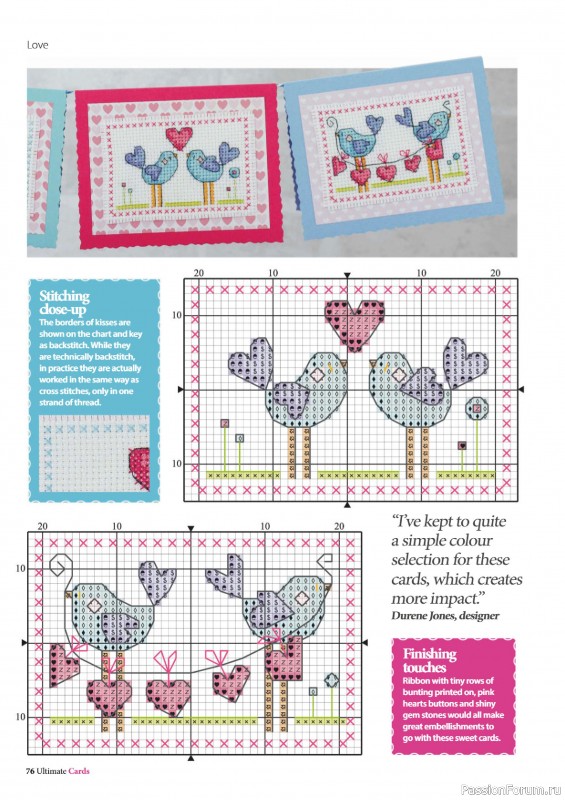 Коллекция вышивки в журнале «Ultimate CrossStitch – Cards 2026»