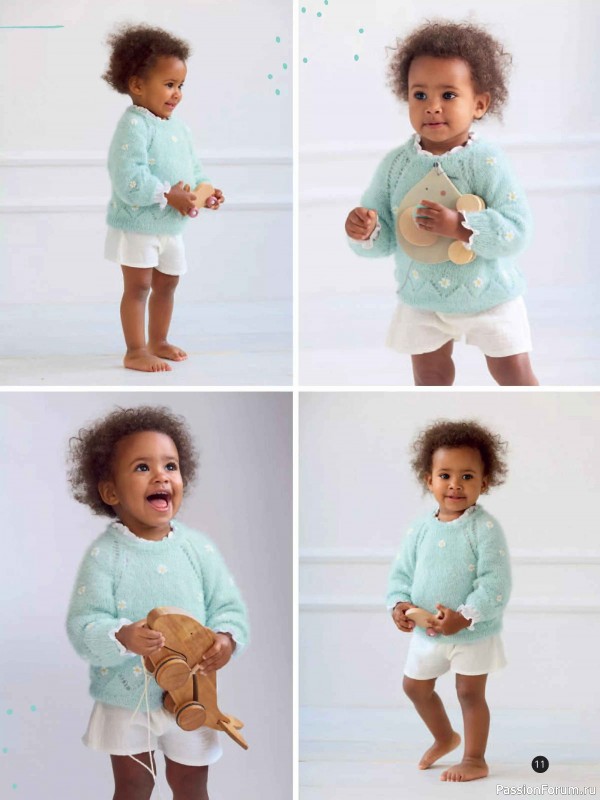 Вязаные модели для детей в журнале &laquo;Kinder Maschenmode №1 2026&raquo;