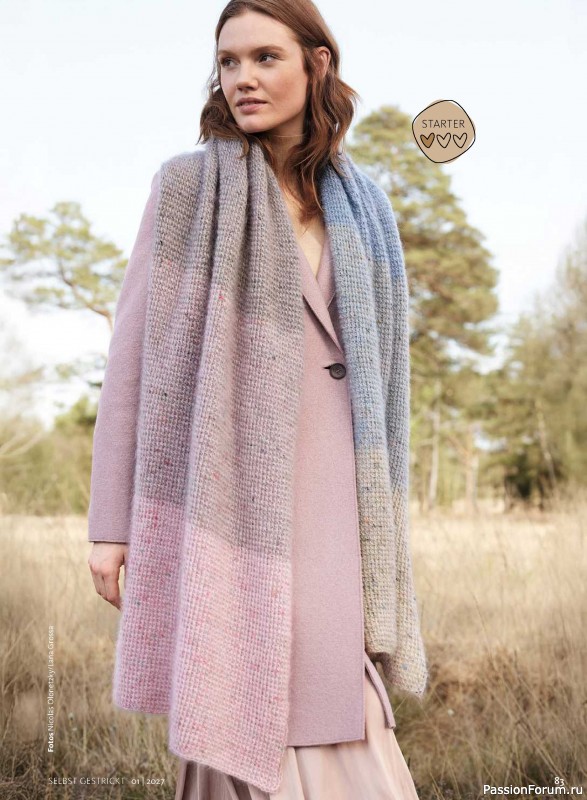Вязаные модели в журнале «Selbst Gestrickt №1 2027»