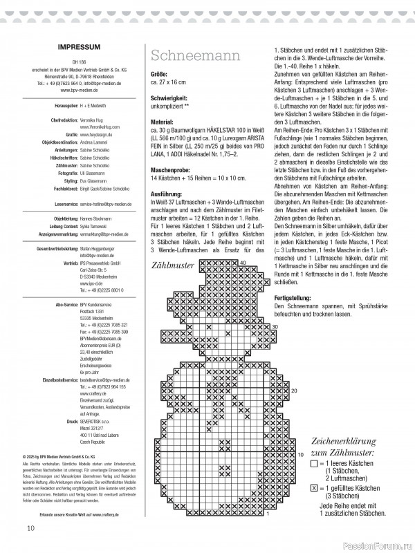 Вязаные проекты крючком в журнале «Dekoratives Hakeln №186 2025»