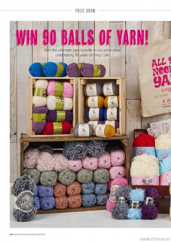 Вязаные проекты крючком в журнале «Simply Crochet №167 2025»