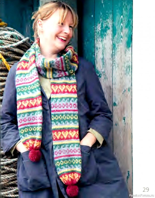 Вязаные проекты в книге «More Easy Fairisle Knits».