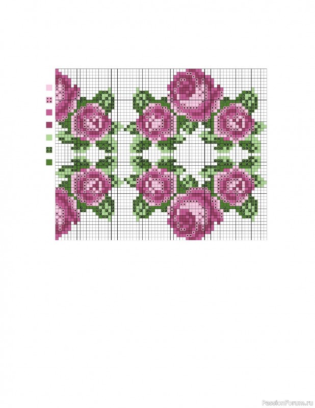 Вязаные проекты в книге &laquo;Вышиваем крестом скатерти, салфетки, рушники&raquo;. Часть 2