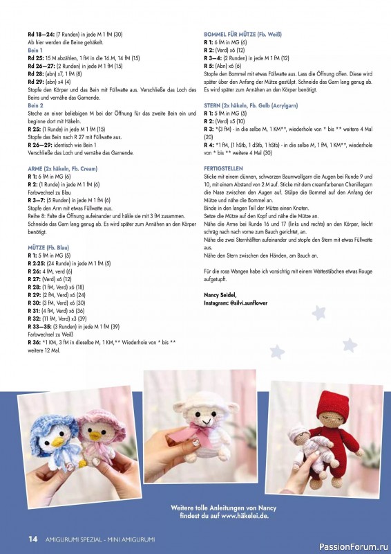Вязаные проекты в журнале «Amigurumi Spezial - Mini №2 2025»