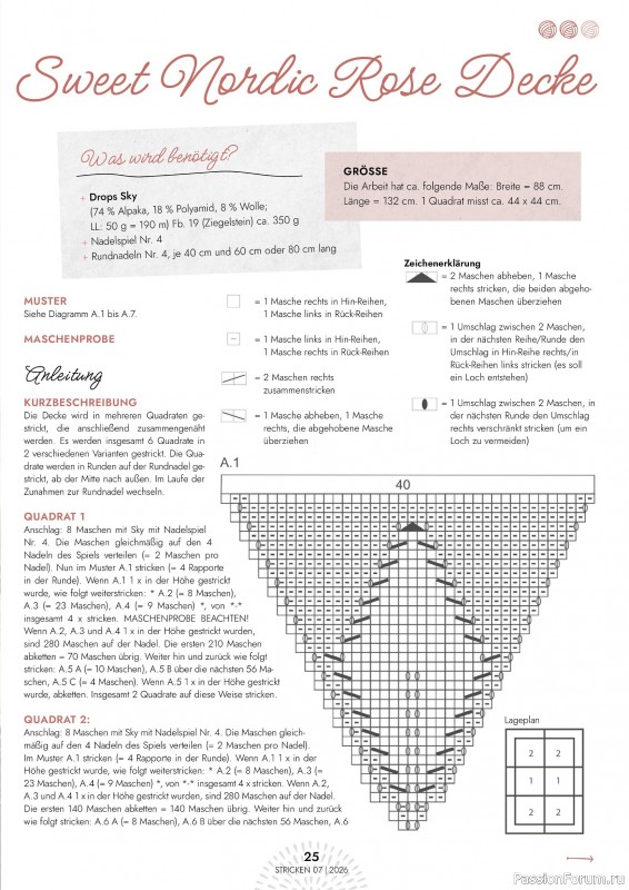 Вязаные проекты в журнале &laquo;Einfach Stricken №7 2026&raquo;