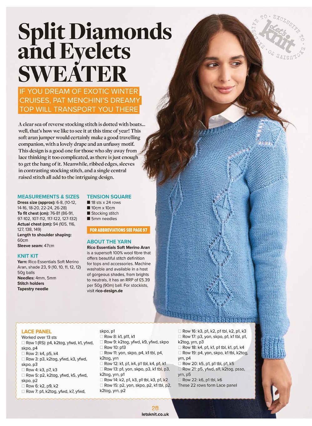 Для любителей вязания спицами. Let&#039;s Knit №177 2021