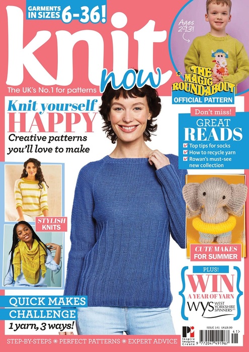 Вязаные модели в журнале «Knit Now №141 2022»