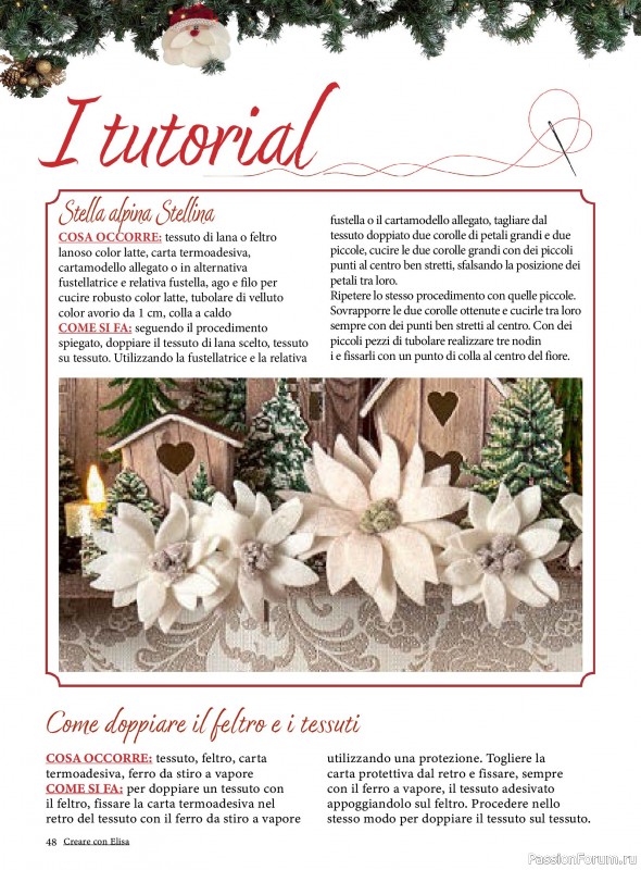 Коллекция проектов для рукодельниц в журнале «Creare Con Elisa №12 2025»