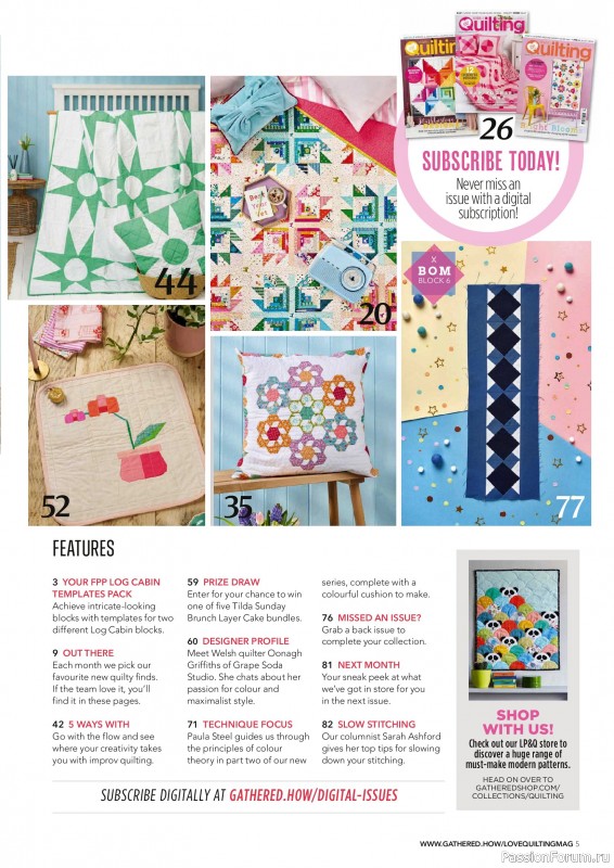 Коллекция проектов для рукодельниц в журнале &laquo;Love Patchwork & Quilting №162 2026&raquo;