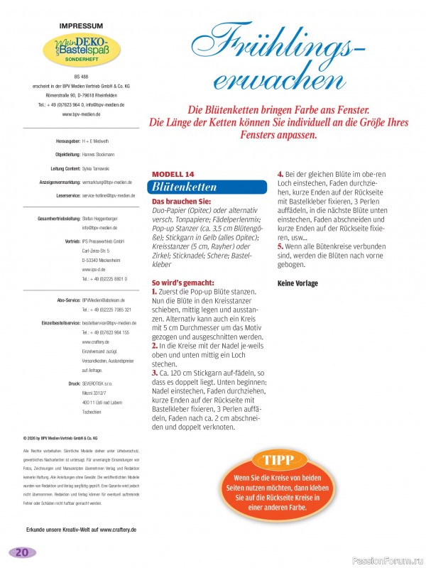 Коллекция проектов для рукодельниц в журнале &laquo;Mein Deko & Bastelspa&szlig; Sonderheft BS488 2026&raquo;